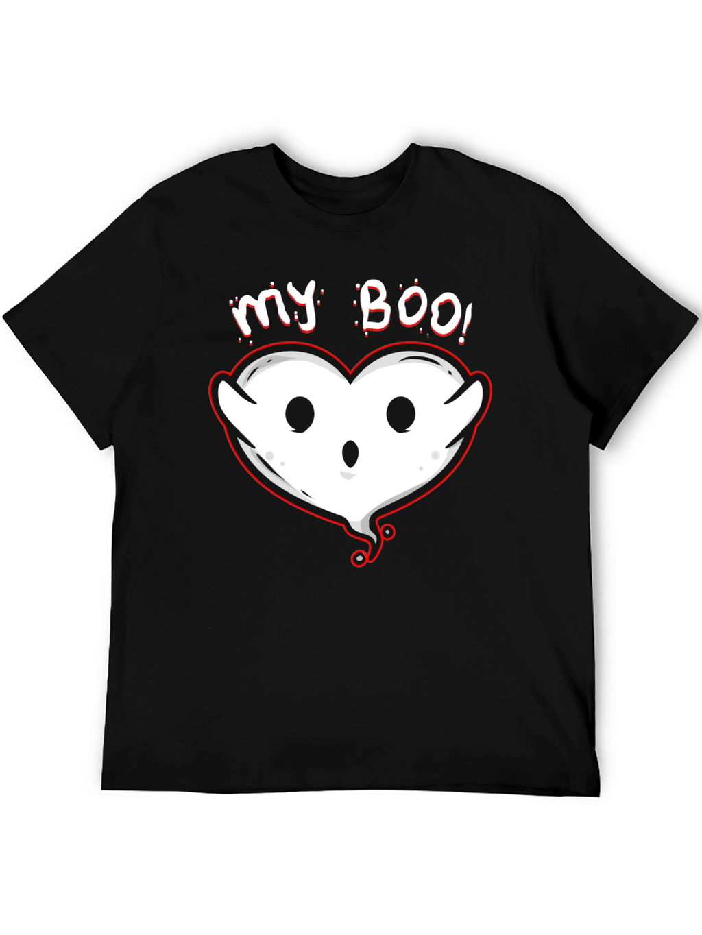 My Boo Ghost Heart Graphic Tee