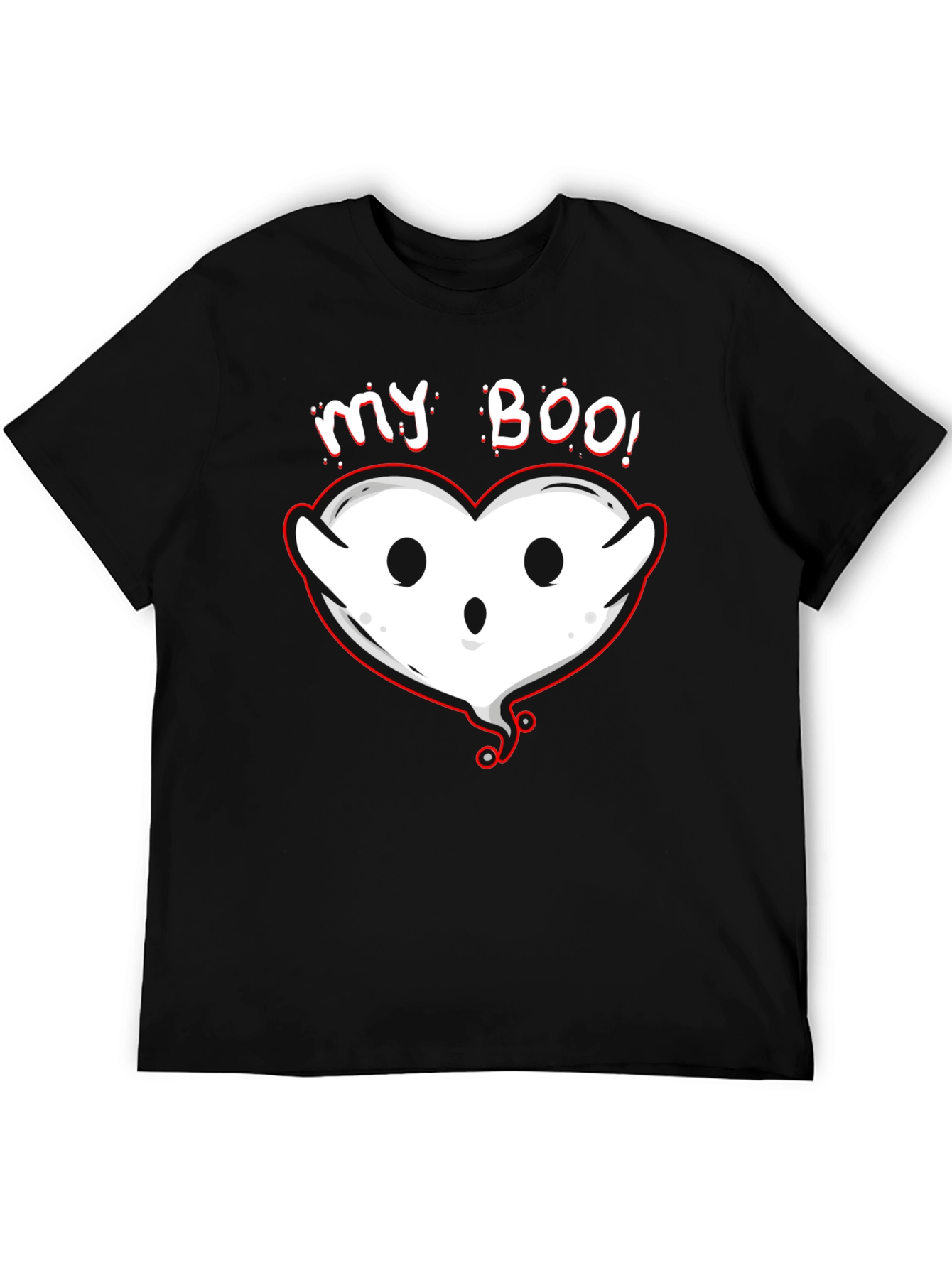 My Boo Ghost Heart Graphic Tee