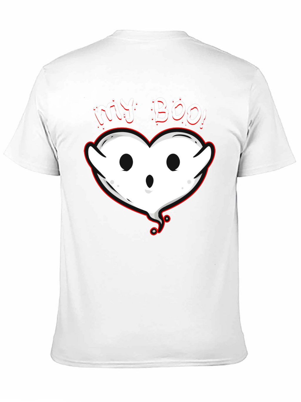My Boo Ghost Heart Graphic Tee