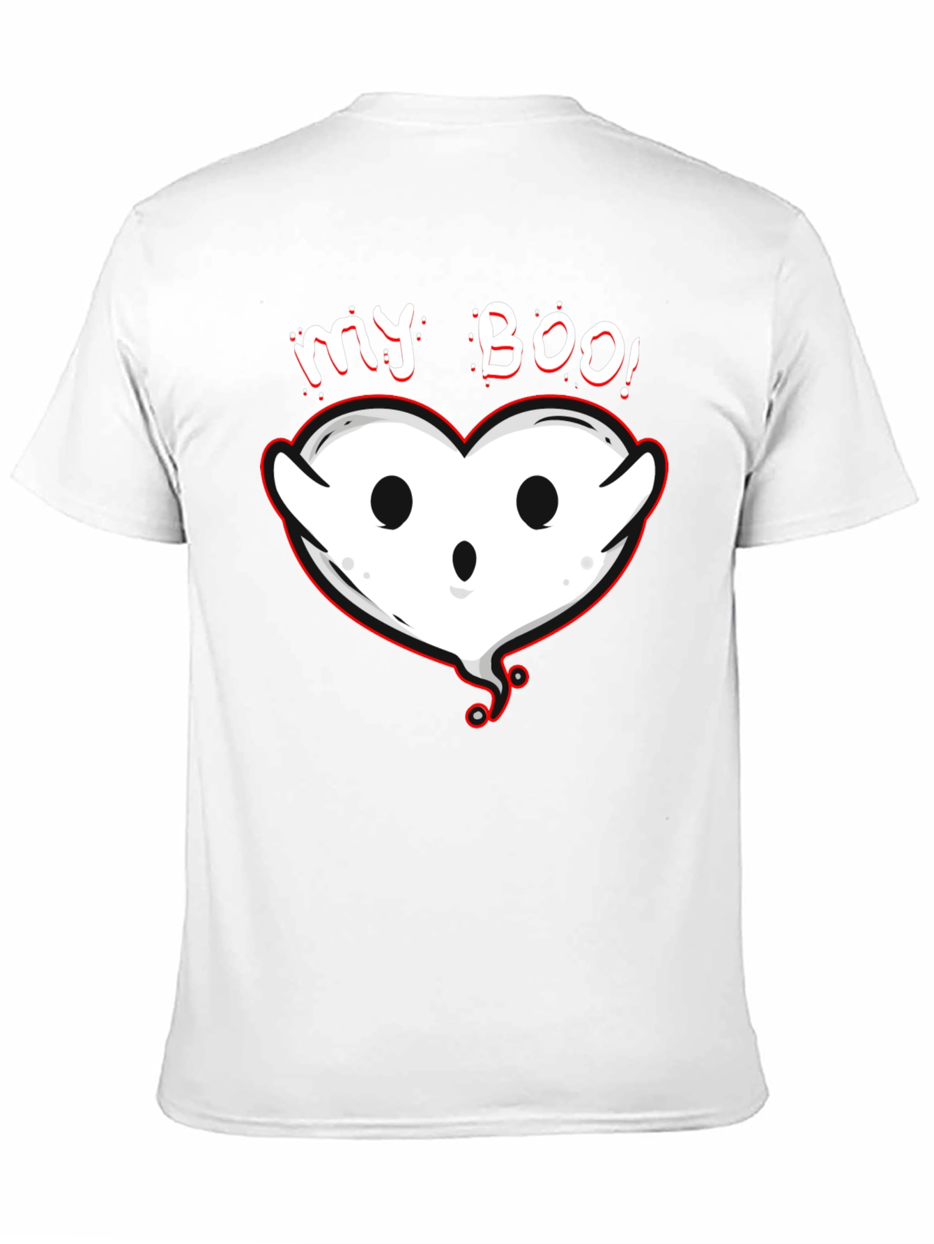 My Boo Ghost Heart Graphic Tee