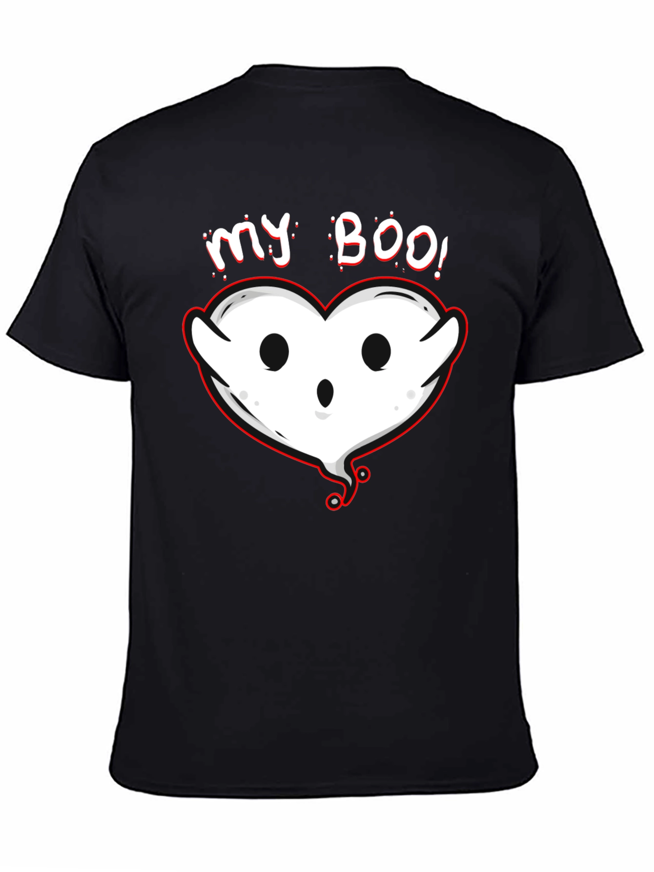 My Boo Ghost Heart Graphic Tee