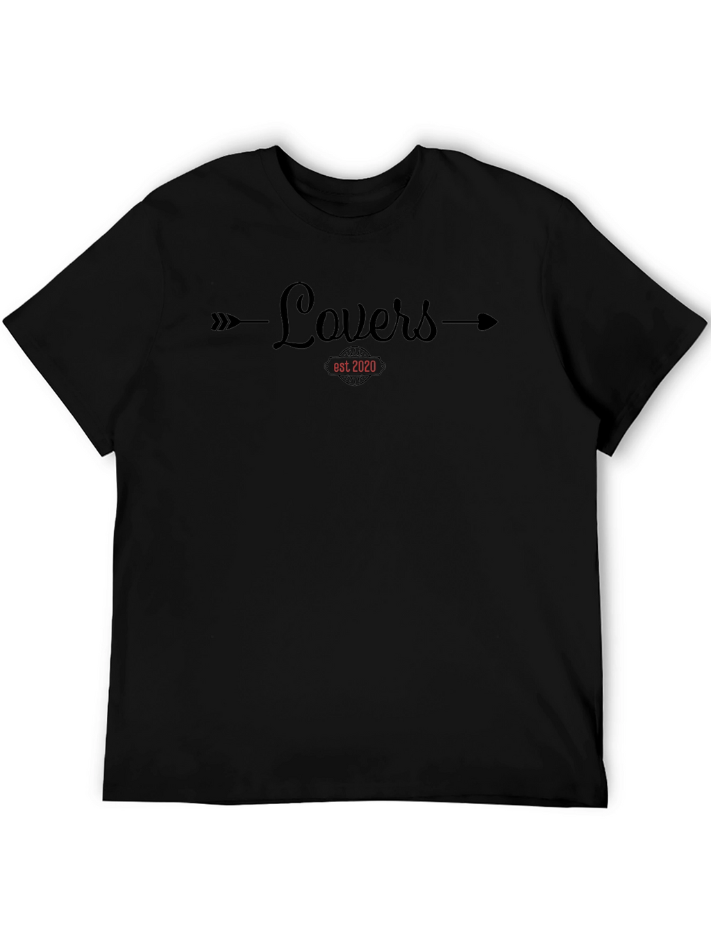 Lovers Est. 2020 Black Graphic Tee