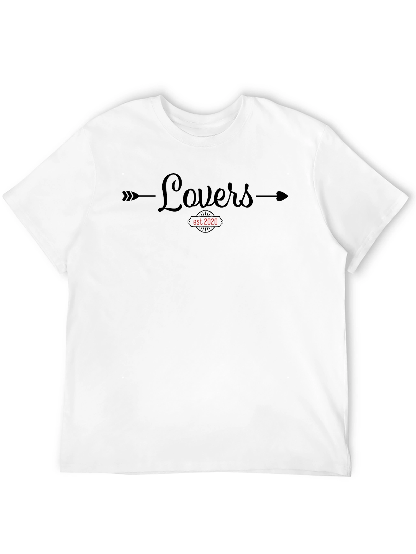 Lovers Est. 2020 Black Graphic Tee