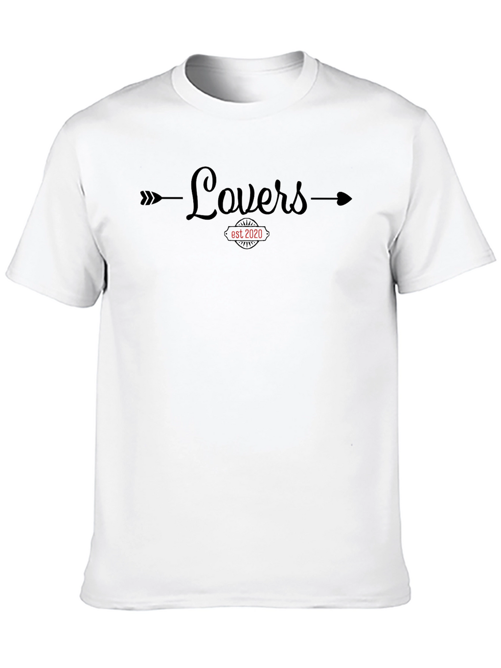 Lovers Est. 2020 Black Graphic Tee