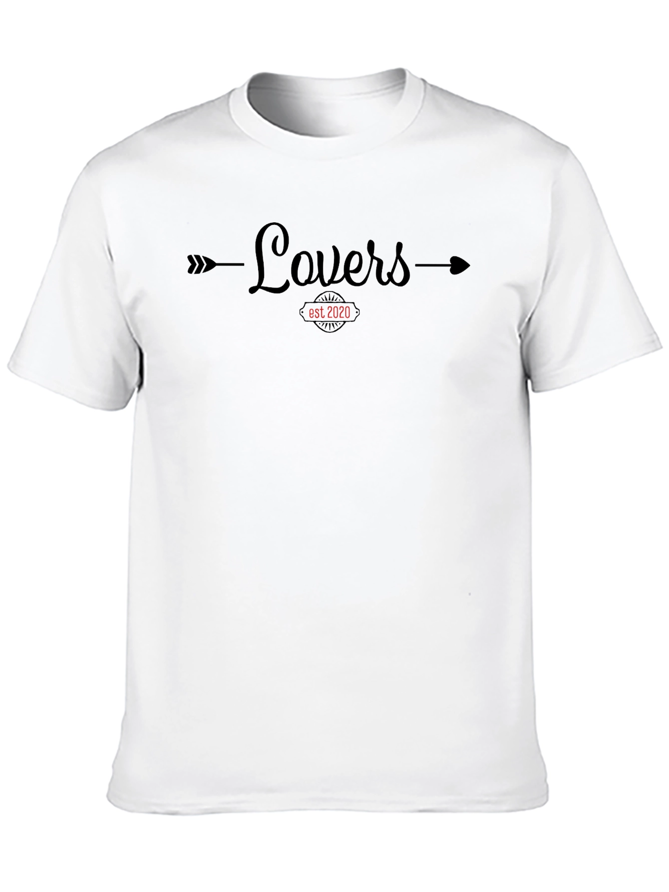 Lovers Est. 2020 Black Graphic Tee