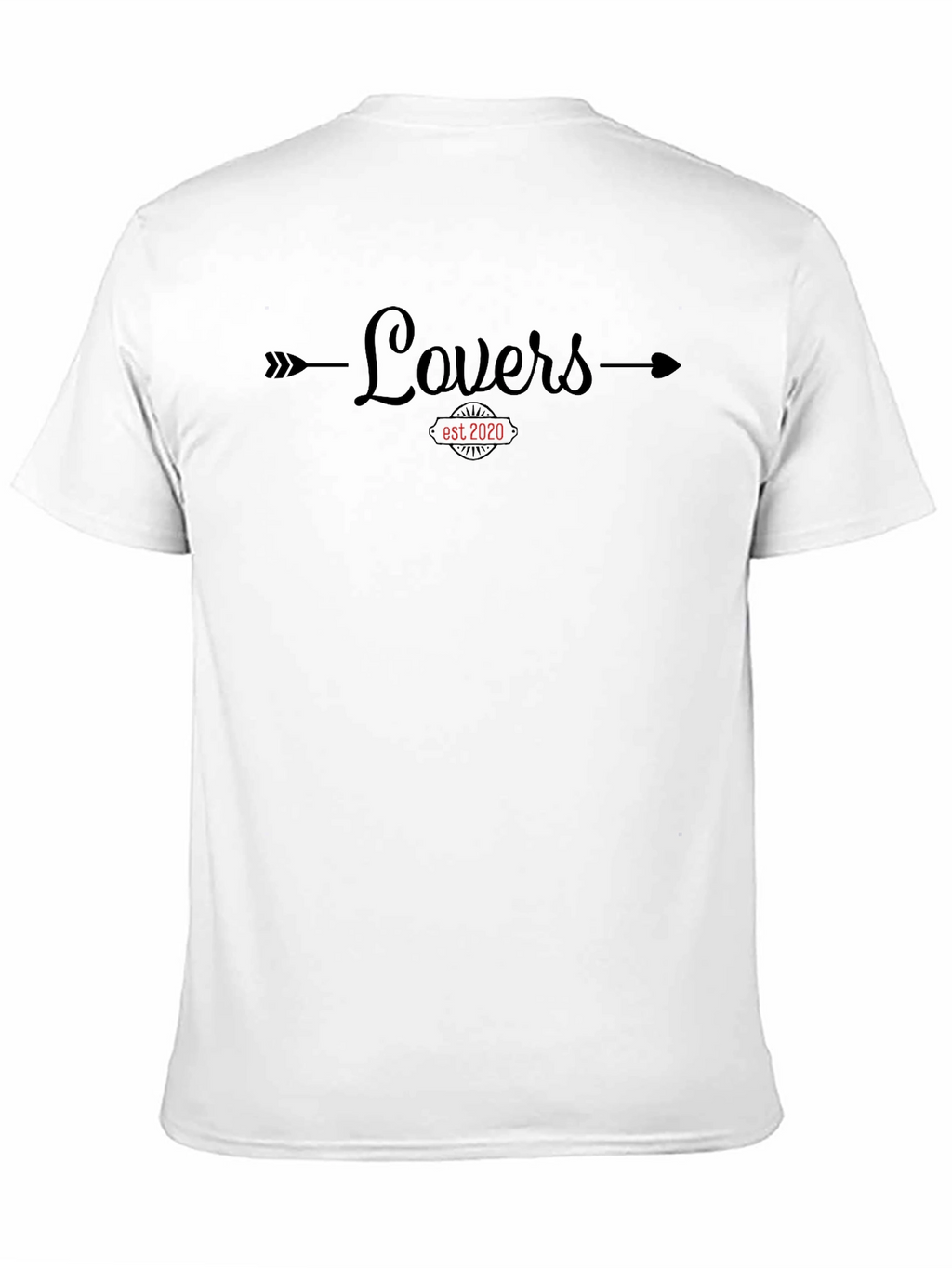 Lovers Est. 2020 Black Graphic Tee
