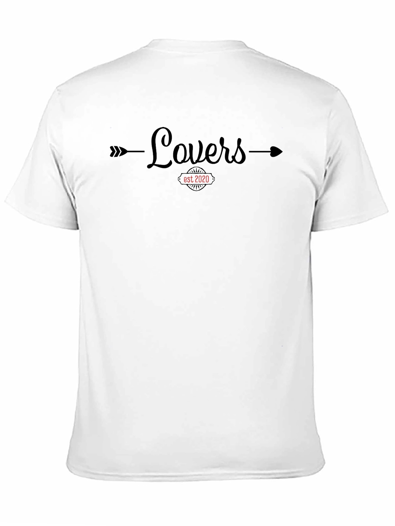 Lovers Est. 2020 Black Graphic Tee
