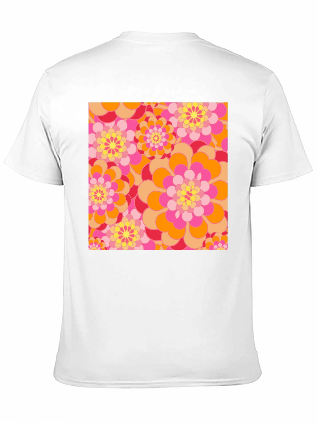 Retro Floral Print T-Shirt