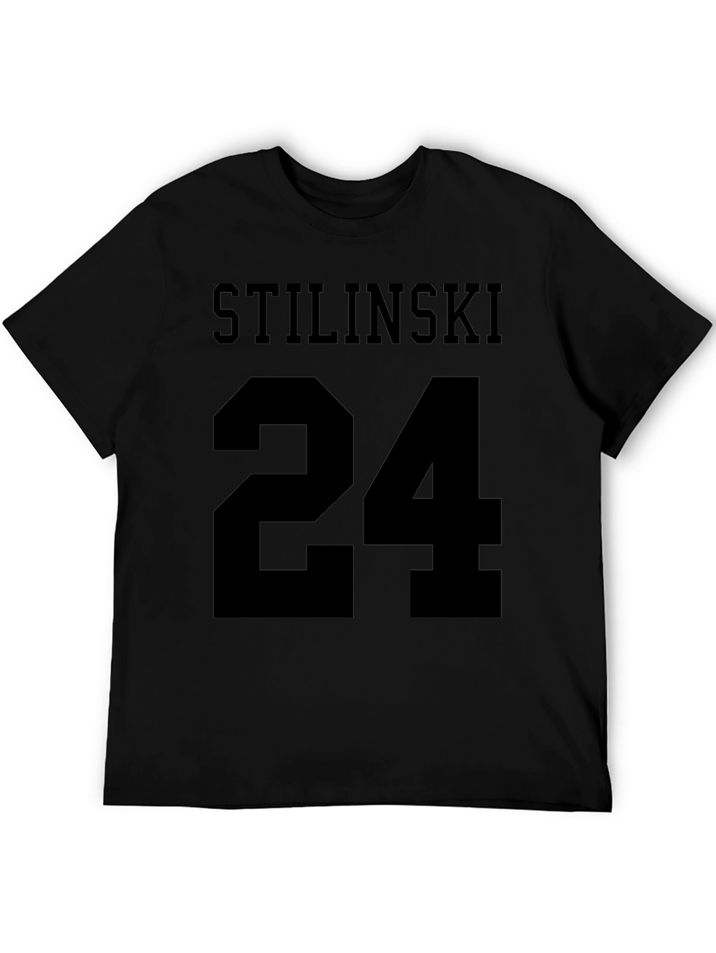 Stilinski 24 Black Graphic T-Shirt