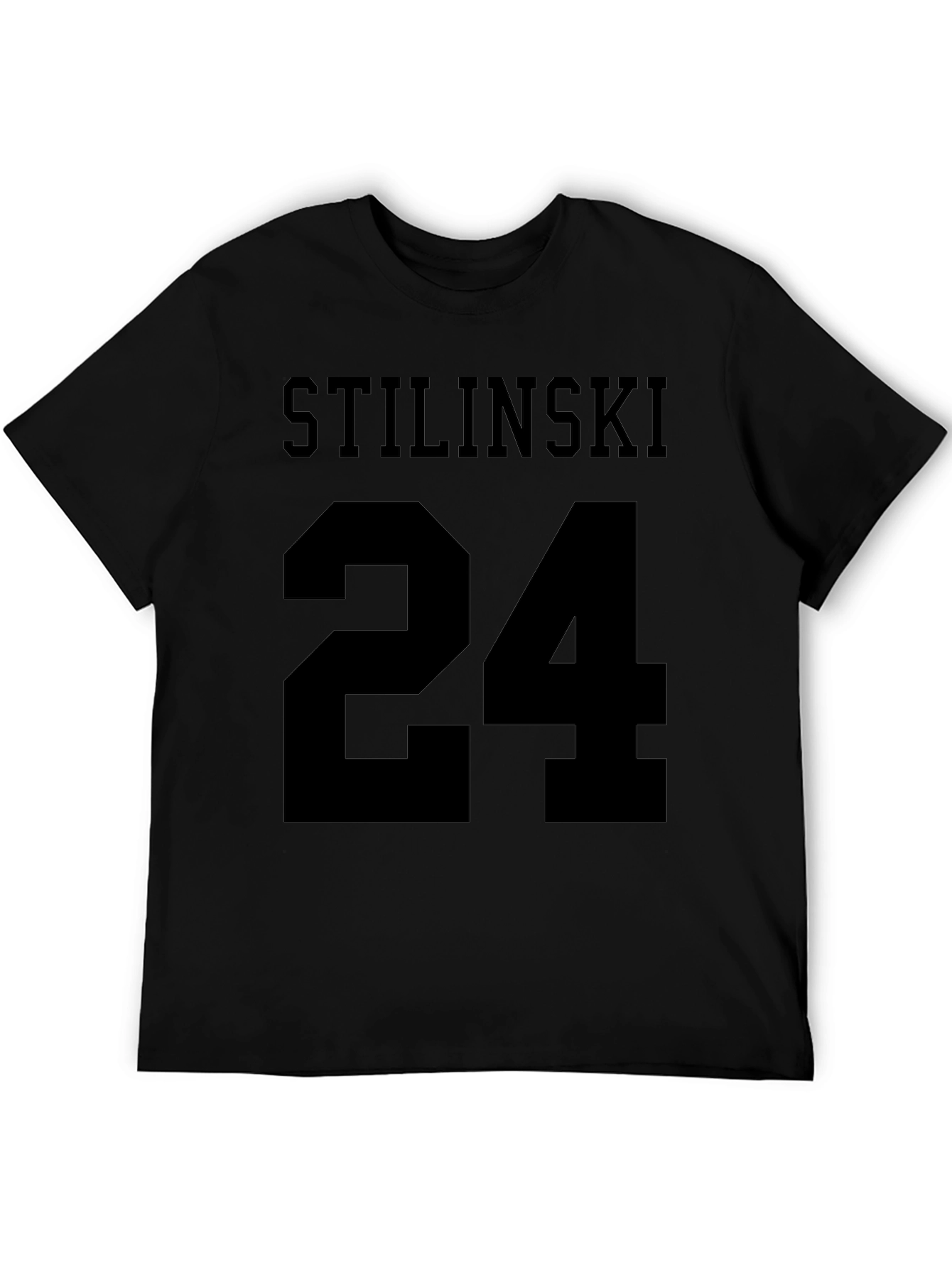 Stilinski 24 Black Graphic T-Shirt