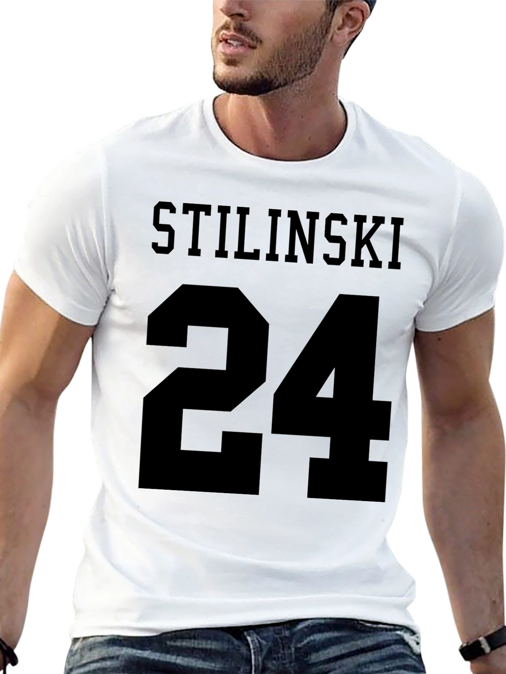 Stilinski 24 Black Graphic T-Shirt