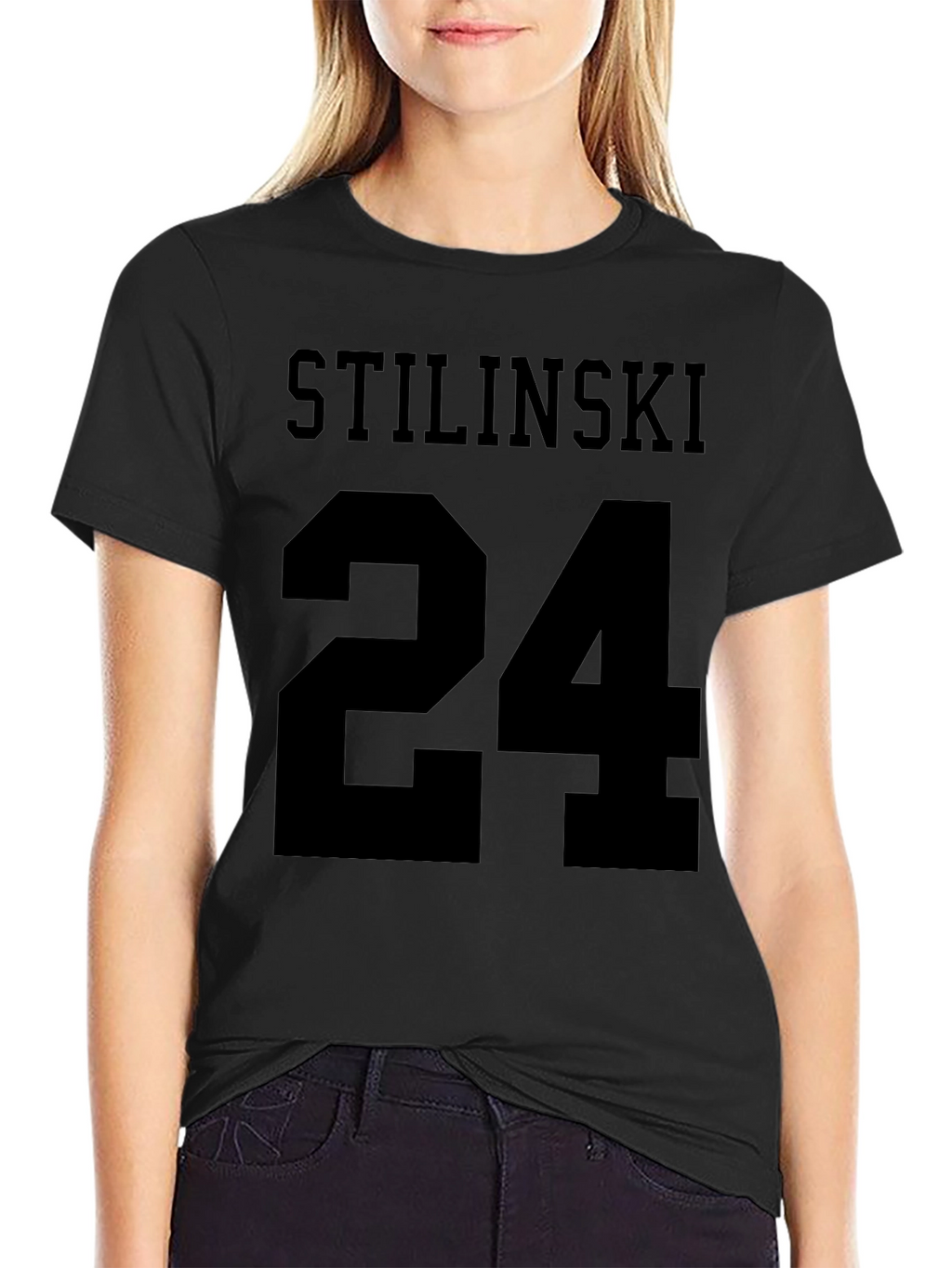 Stilinski 24 Black Graphic T-Shirt