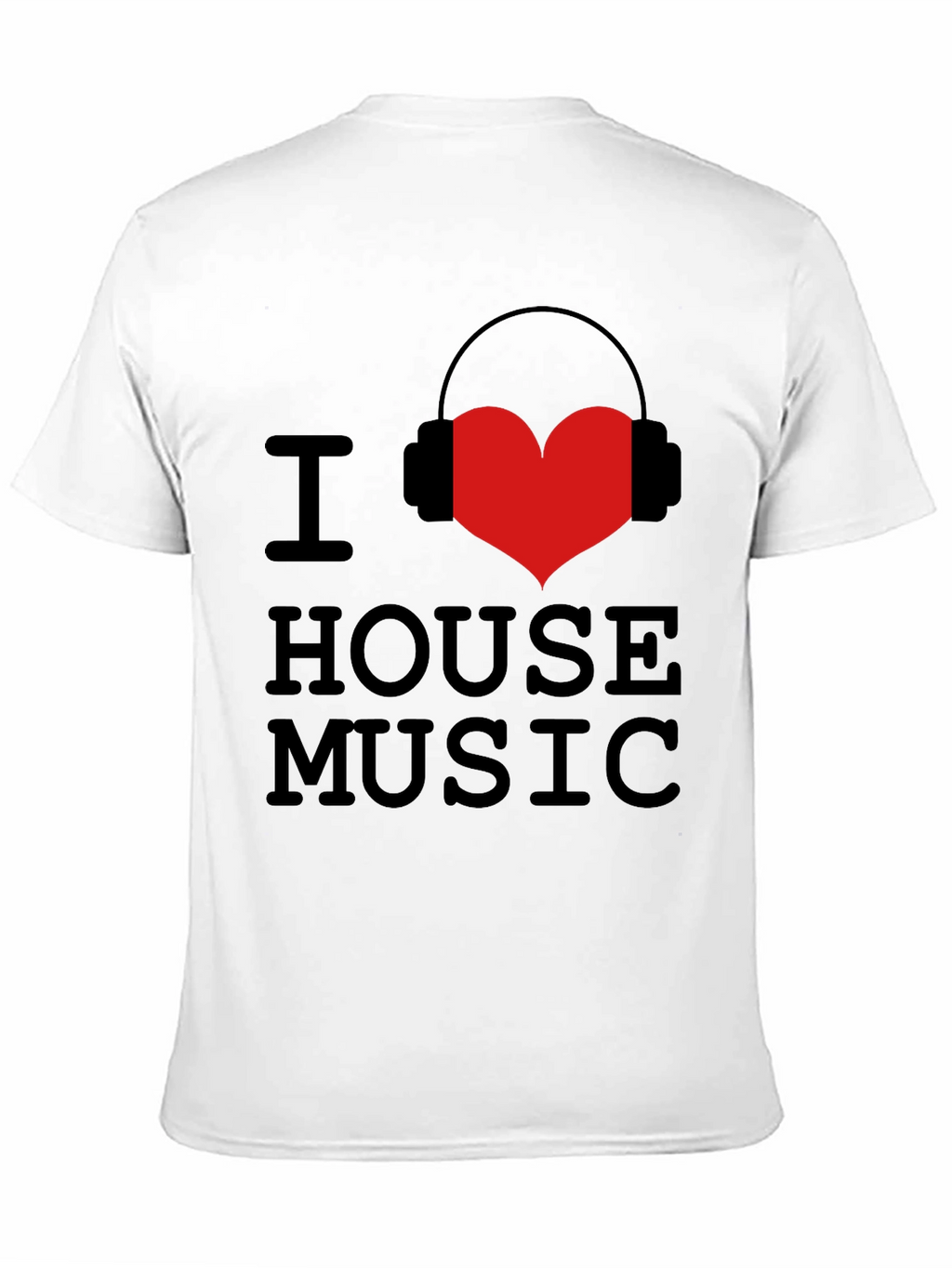 I Love House Music Graphic Tee