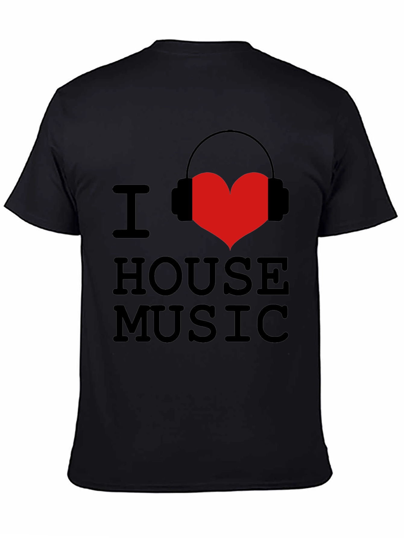 I Love House Music Graphic Tee
