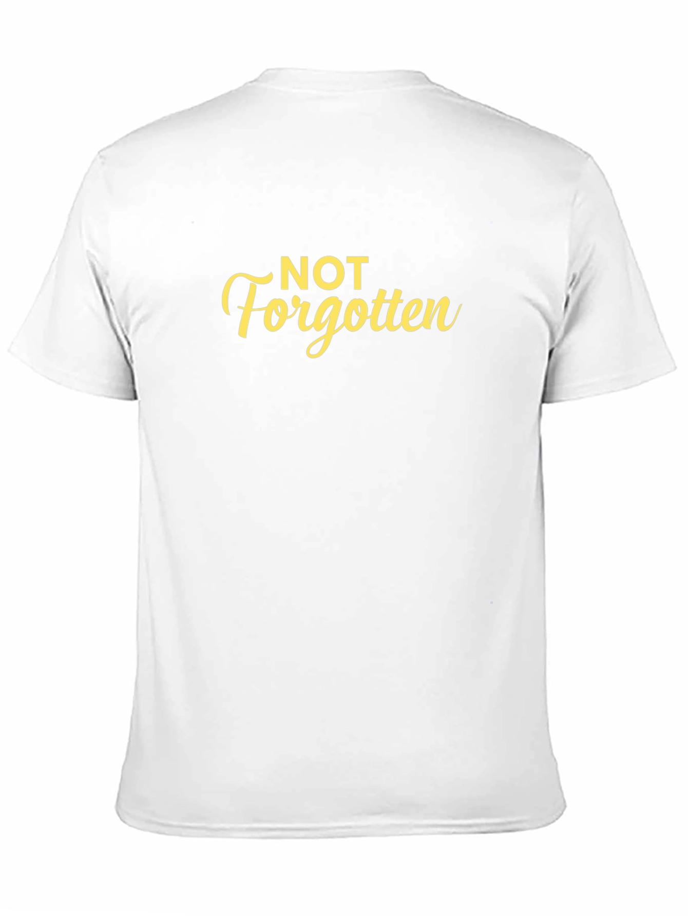 Not Forgotten Graphic Tee - Premium Comfort