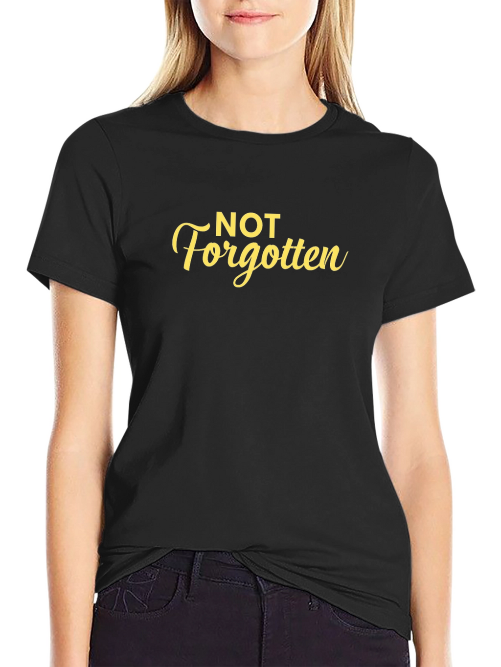 Not Forgotten Graphic Tee - Premium Comfort