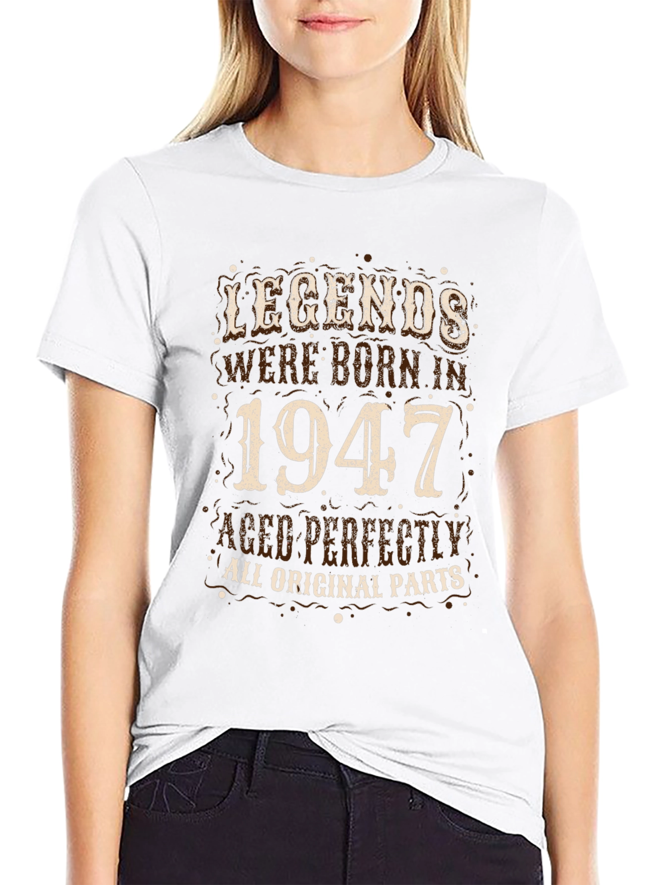 Legends Born in 1947 - Aged to Perfection Tee