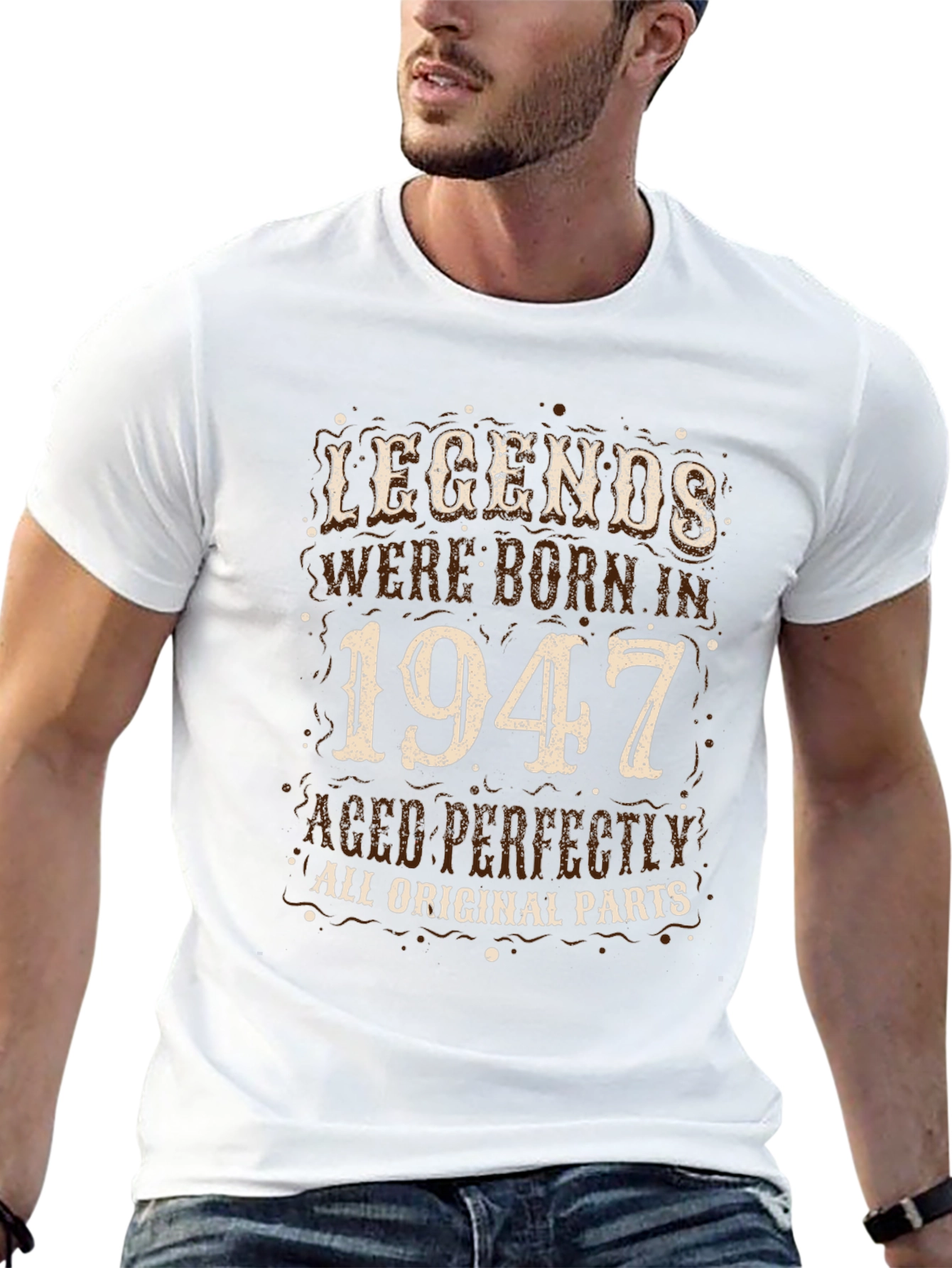Legends Born in 1947 - Aged to Perfection Tee