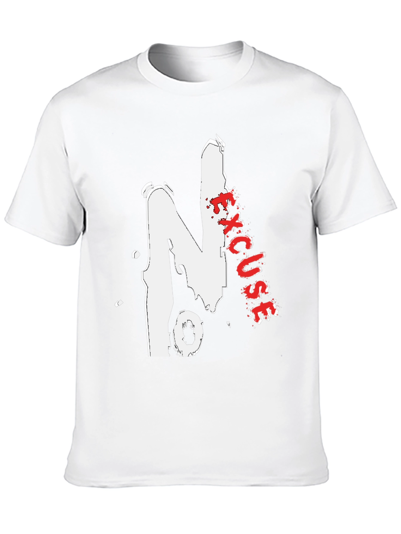 No Excuses Graphic Tee - Bold Streetwear Style
