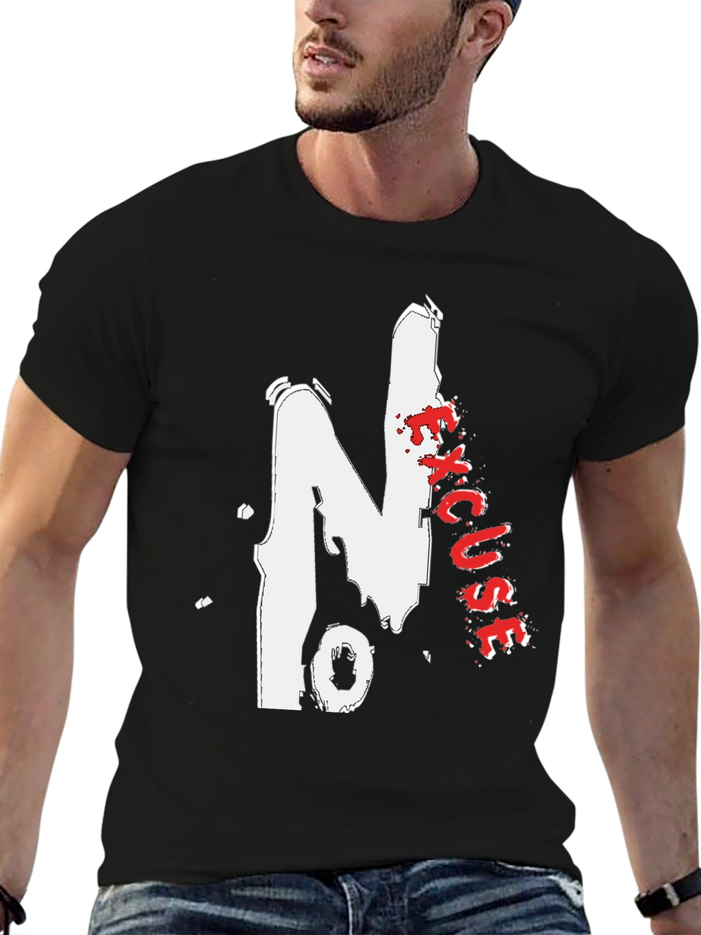 No Excuses Graphic Tee - Bold Streetwear Style