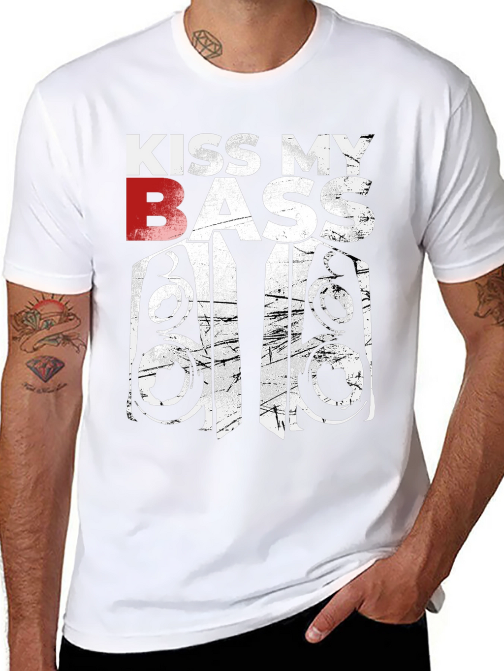 Kiss My Bass Graphic T-Shirt