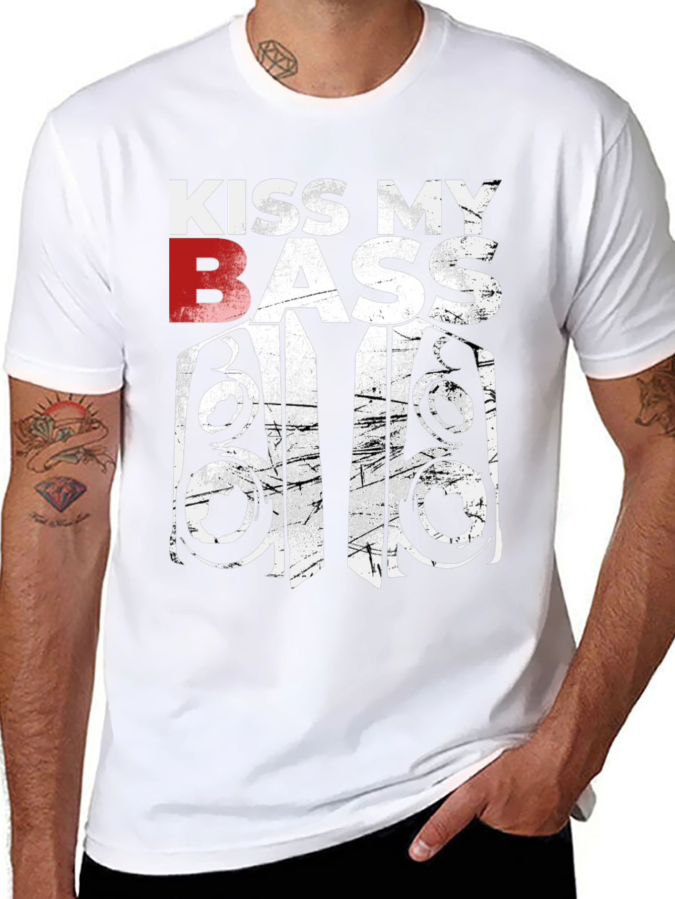 Kiss My Bass Graphic T-Shirt
