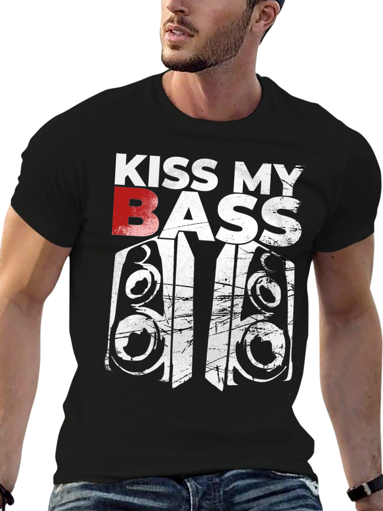 Kiss My Bass Graphic T-Shirt