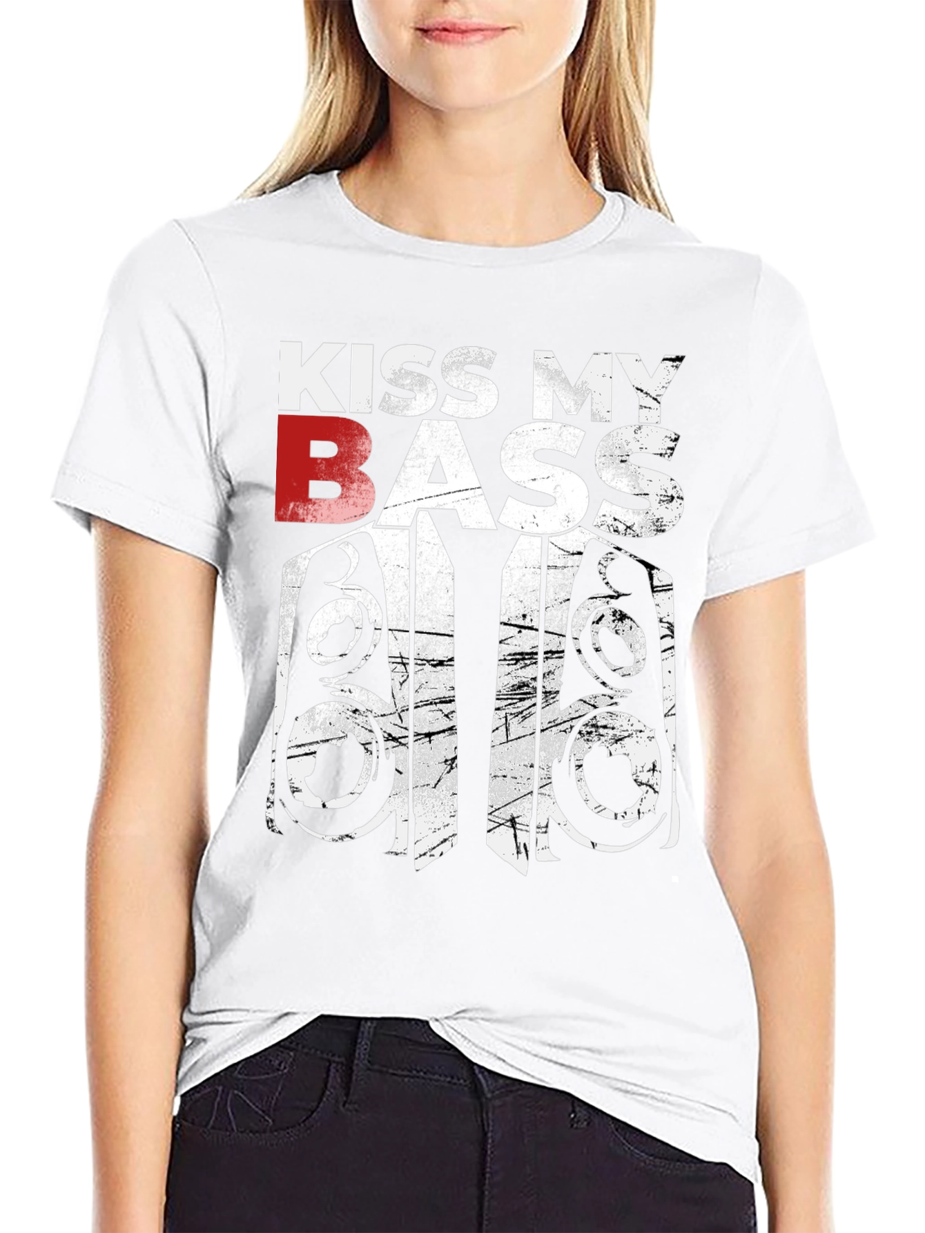 Kiss My Bass Graphic T-Shirt