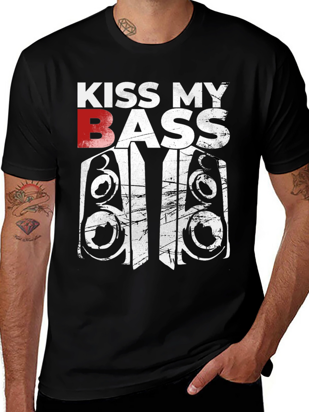 Kiss My Bass Graphic T-Shirt