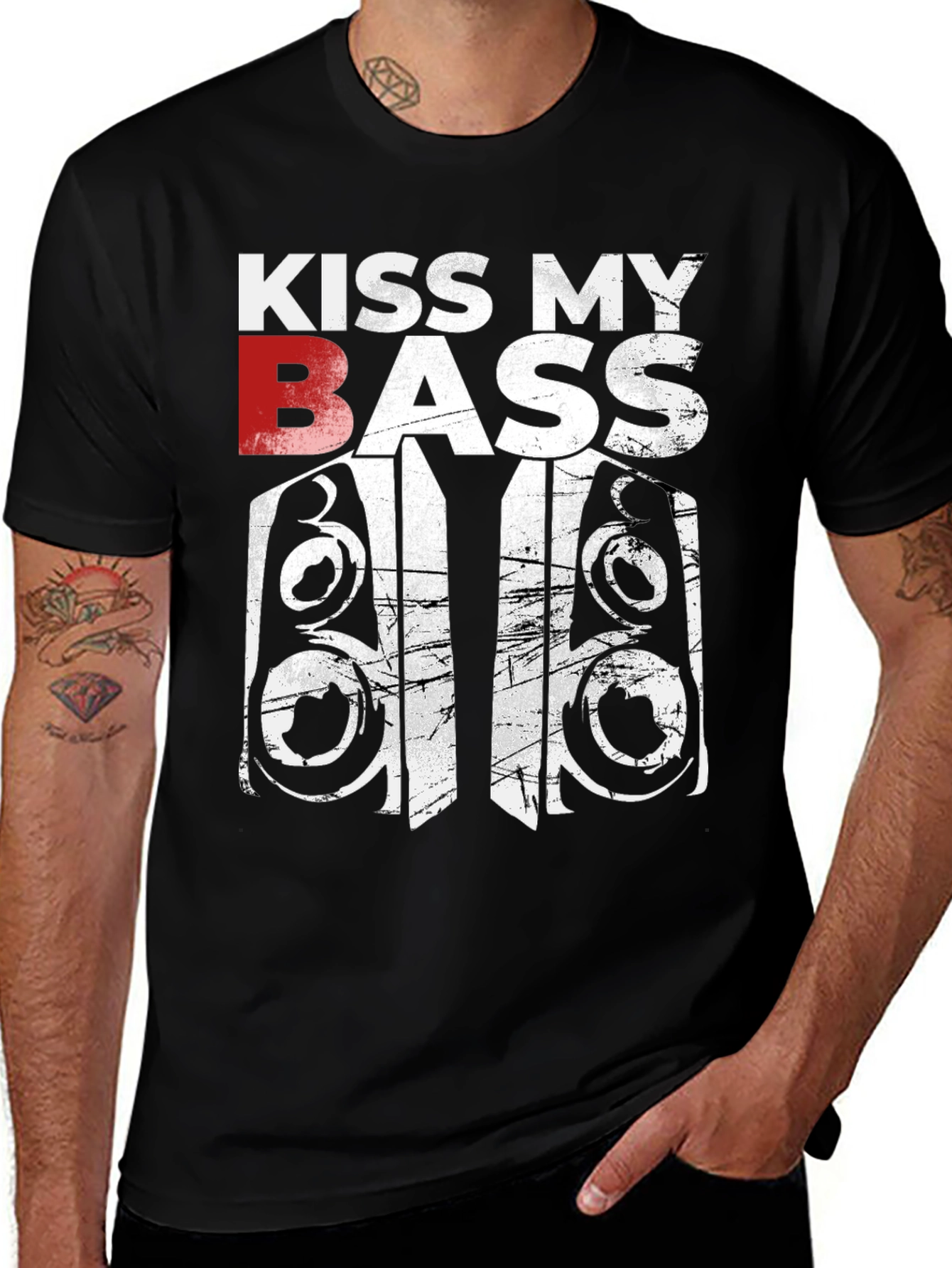Kiss My Bass Graphic T-Shirt