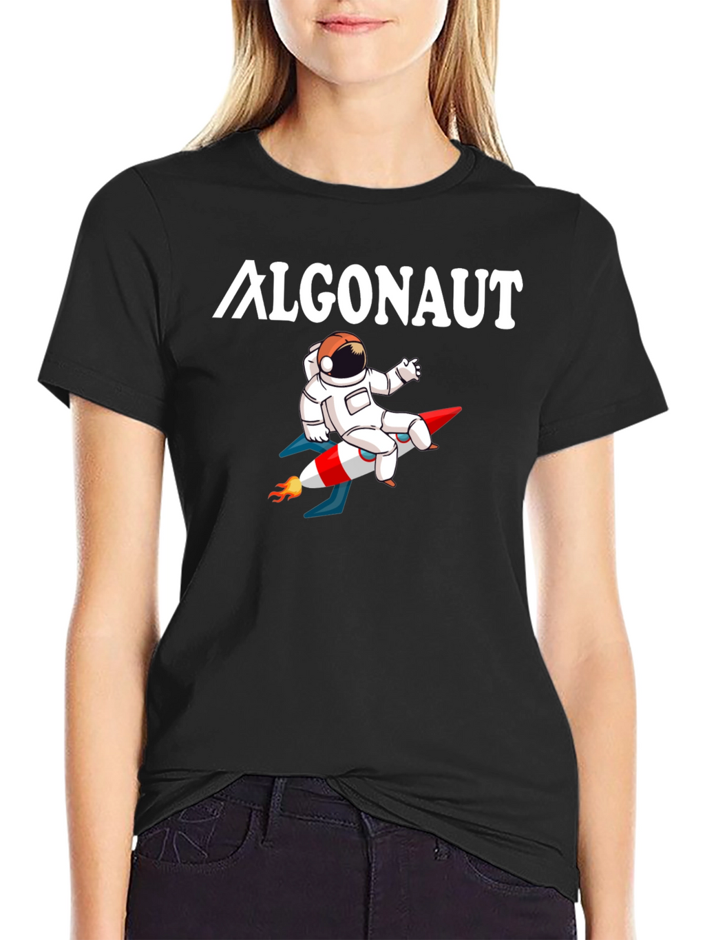 Algonaut Astronaut Rocket Graphic T-Shirt