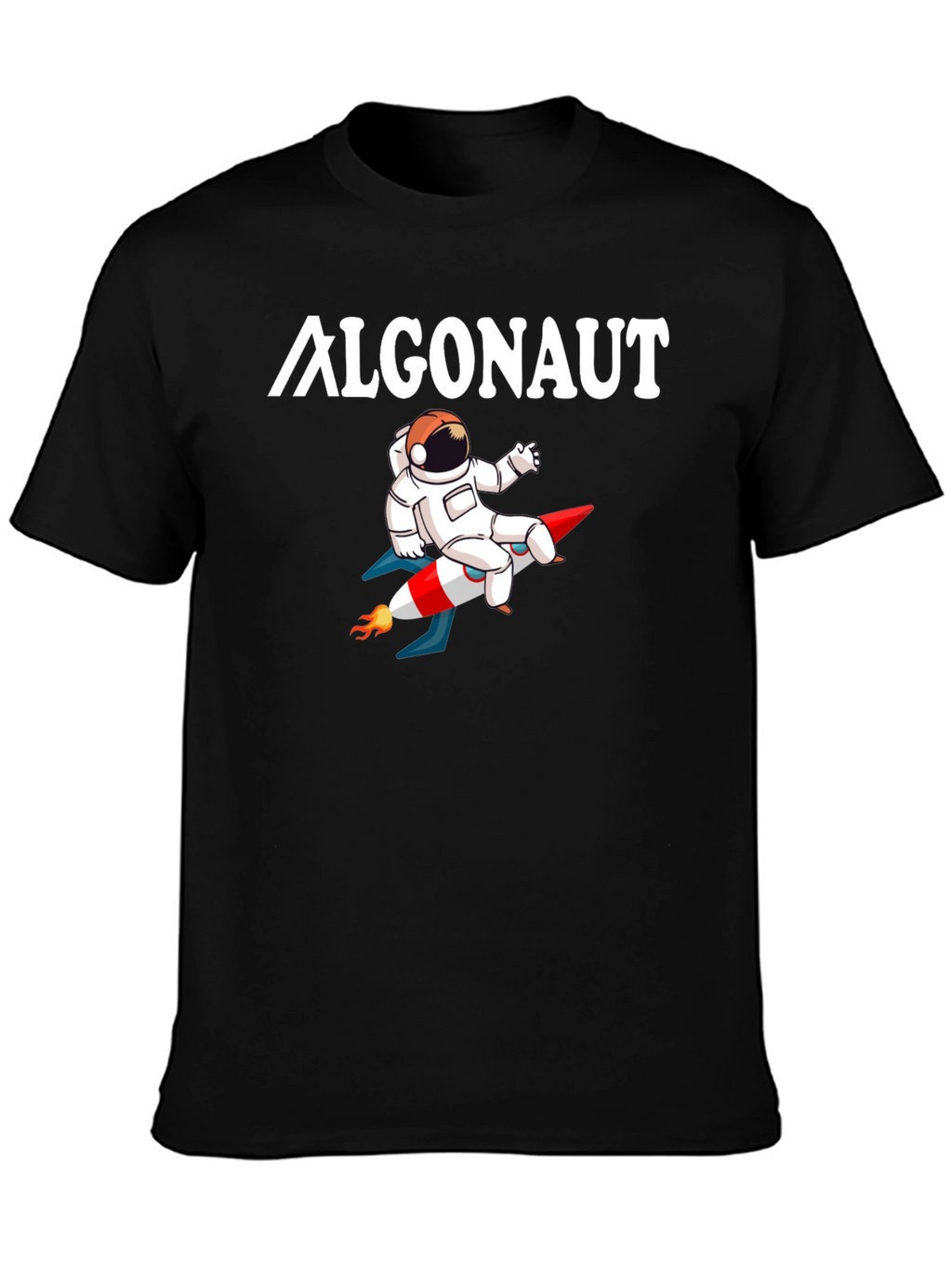 Algonaut Astronaut Rocket Graphic T-Shirt