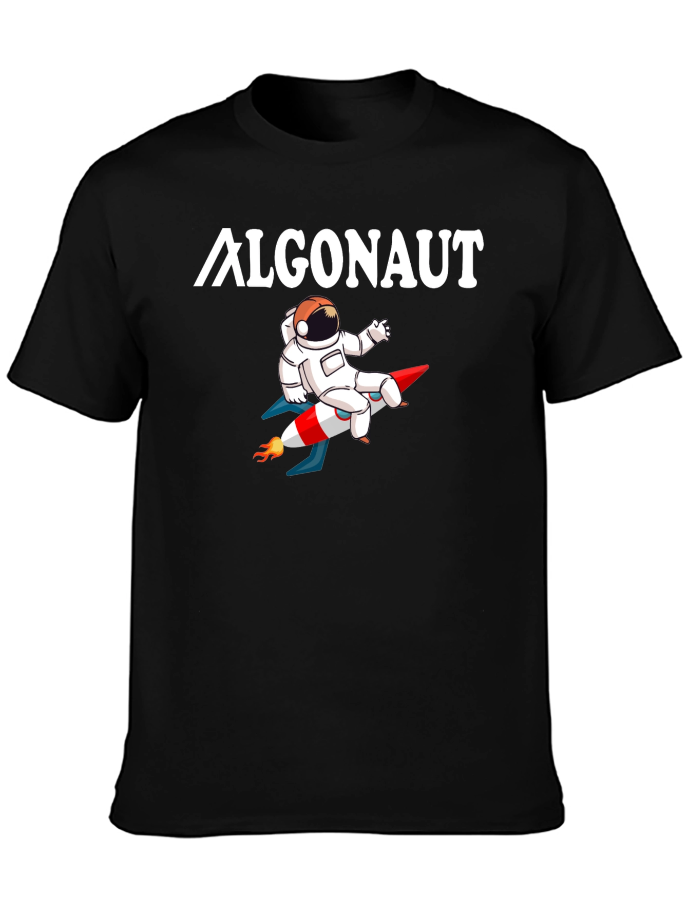 Algonaut Astronaut Rocket Graphic T-Shirt
