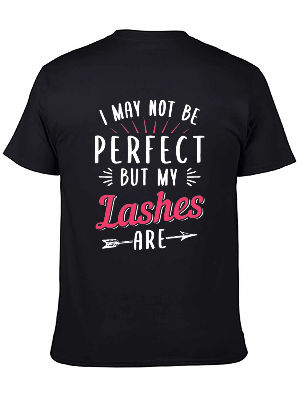 Perfect Lashes Graphic T-Shirt - Black