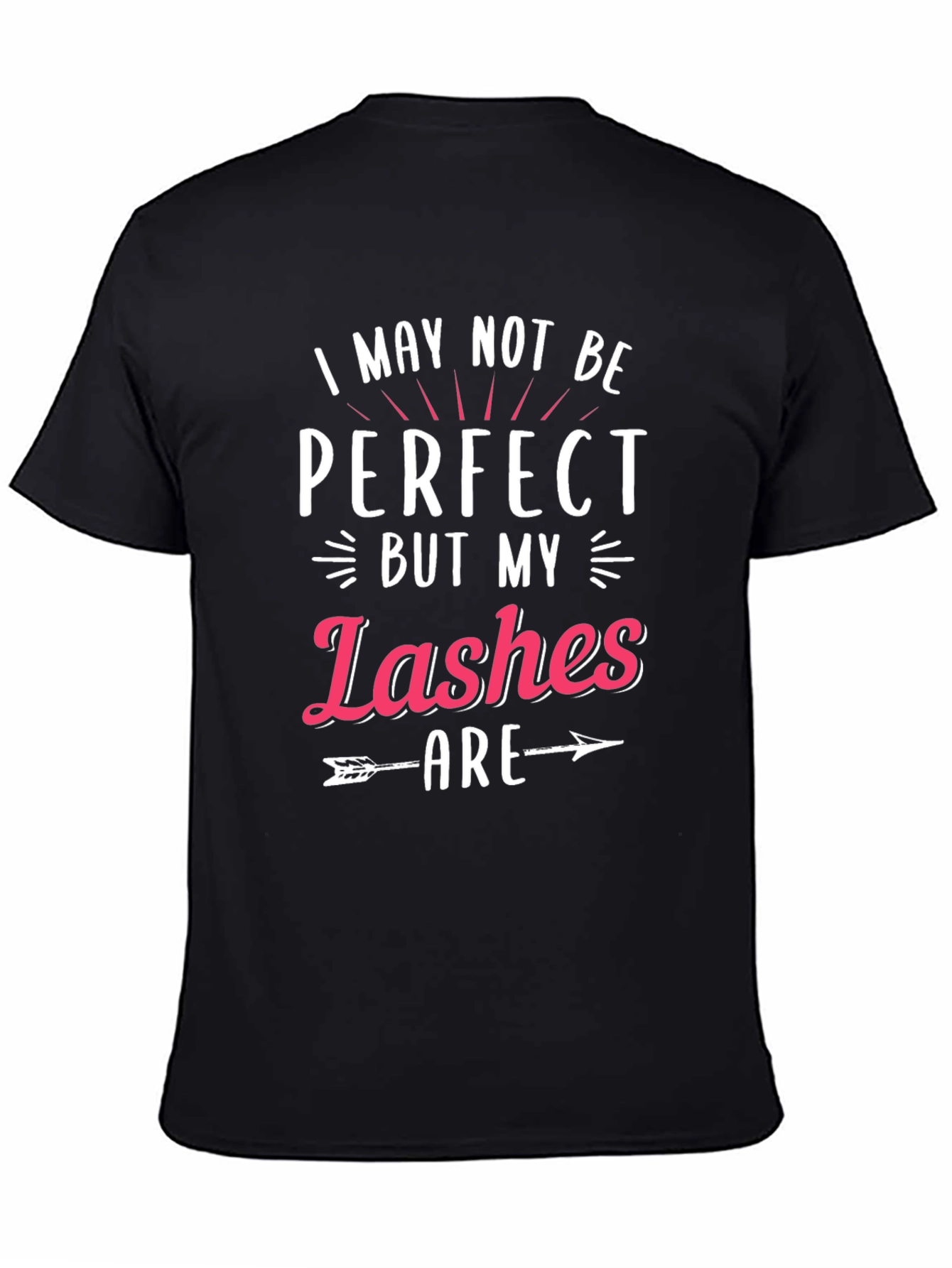 Perfect Lashes Graphic T-Shirt - Black