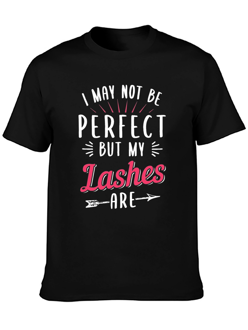 Perfect Lashes Graphic T-Shirt - Black