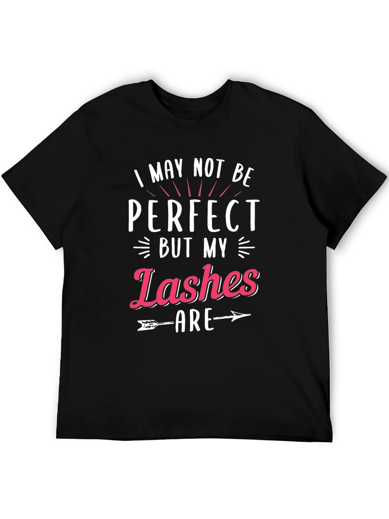 Perfect Lashes Graphic T-Shirt - Black