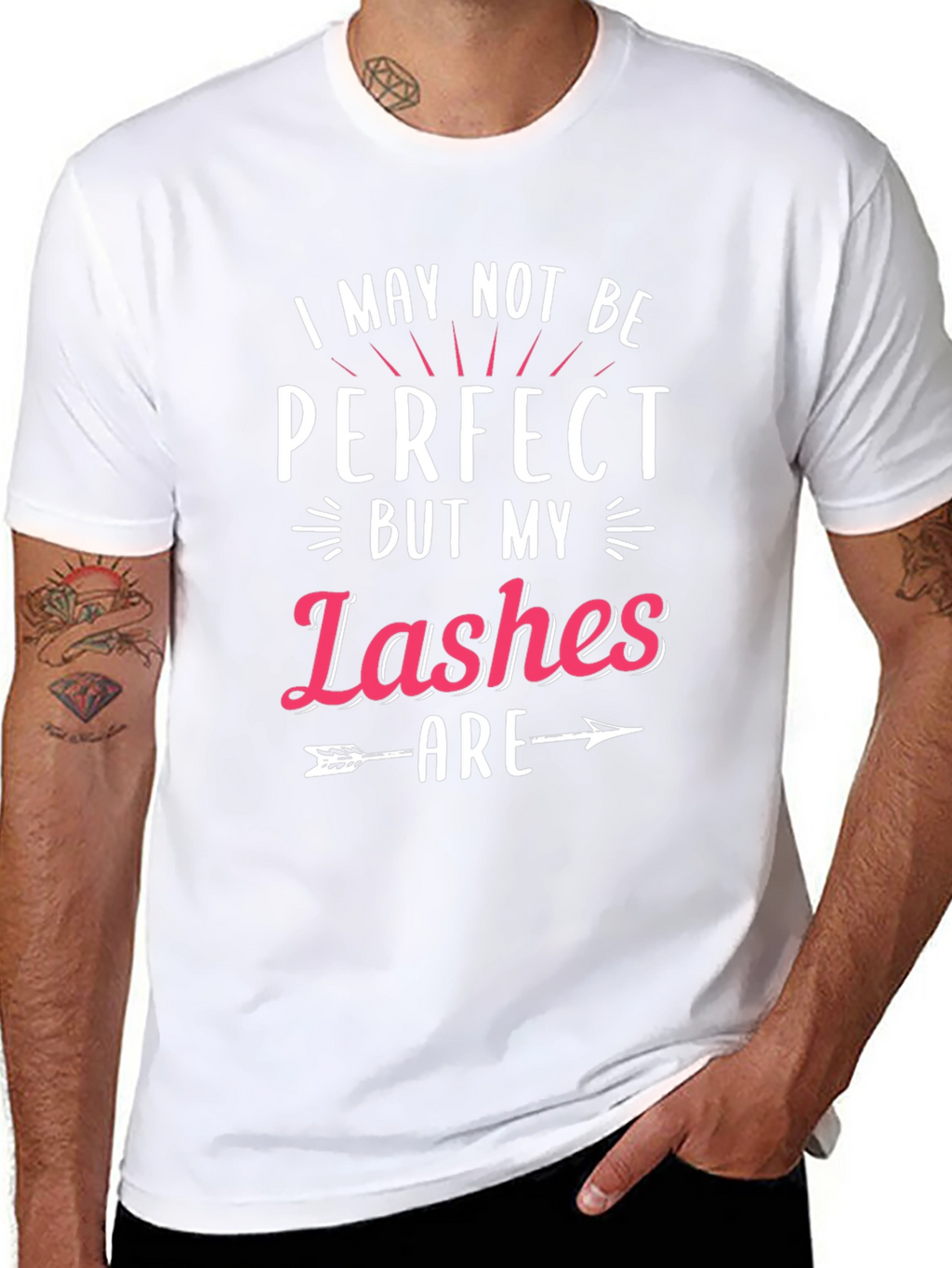 Perfect Lashes Graphic T-Shirt - Black