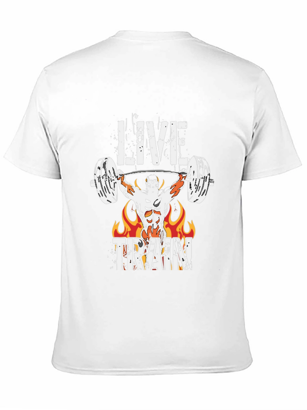 Live Train Graphic Tee - Fitness Motivation