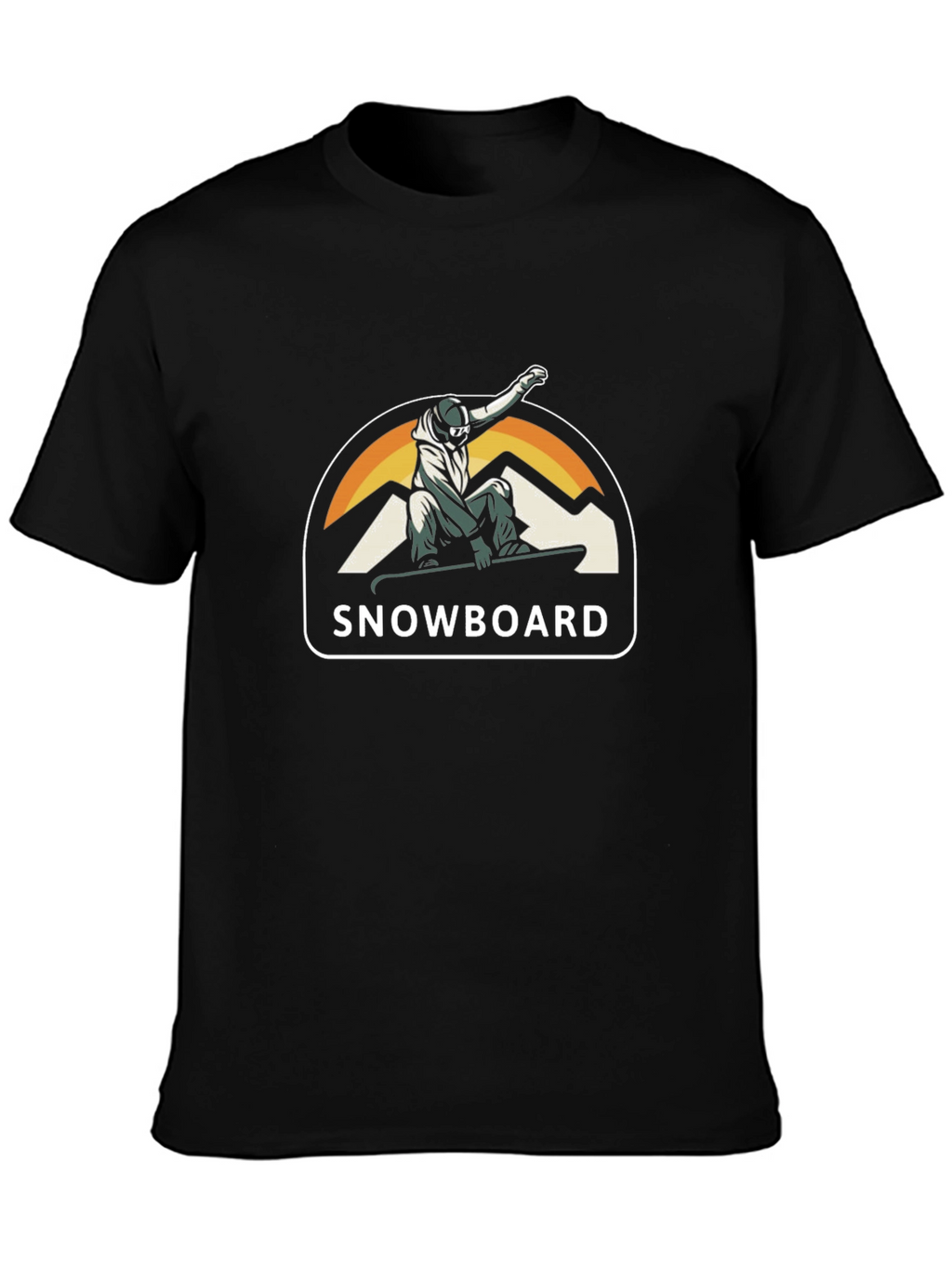 Snowboard Graphic Tee - Cool Winter Sports Shirt