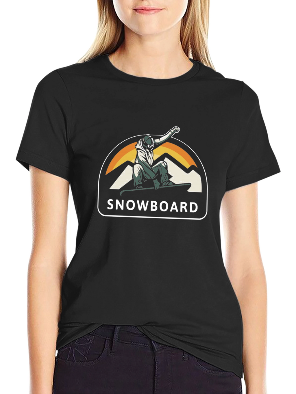 Snowboard Graphic Tee - Cool Winter Sports Shirt