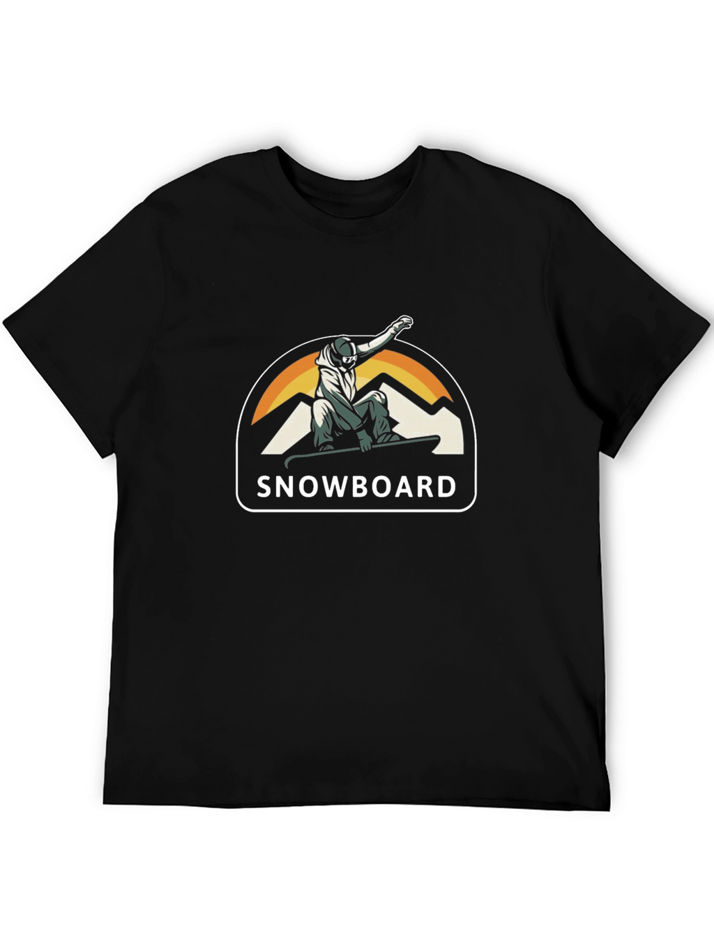 Snowboard Graphic Tee - Cool Winter Sports Shirt