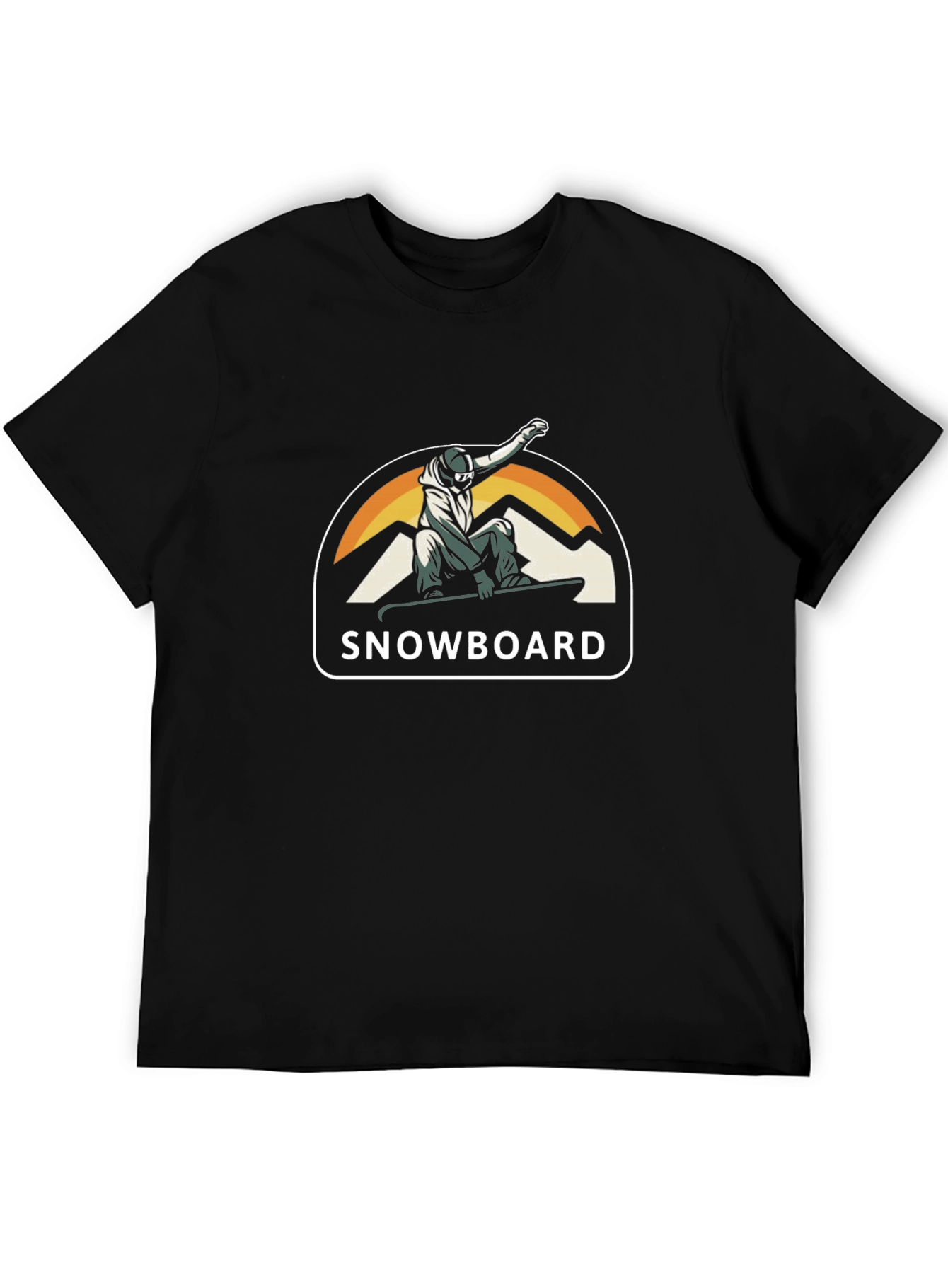 Snowboard Graphic Tee - Cool Winter Sports Shirt