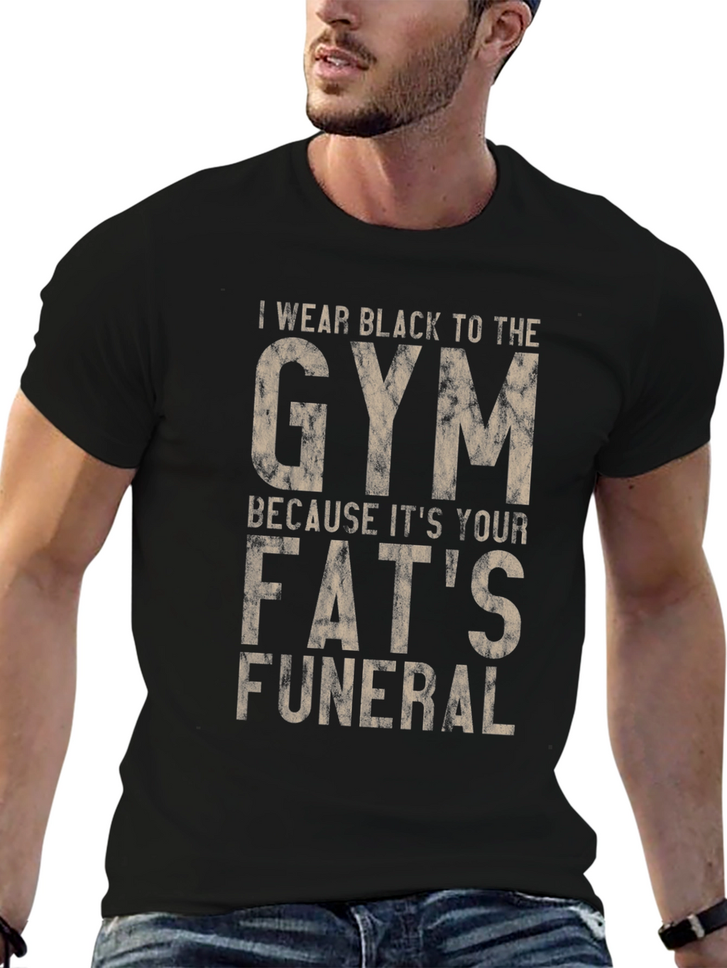 Gym T-Shirt: Fats Funeral Graphic Tee