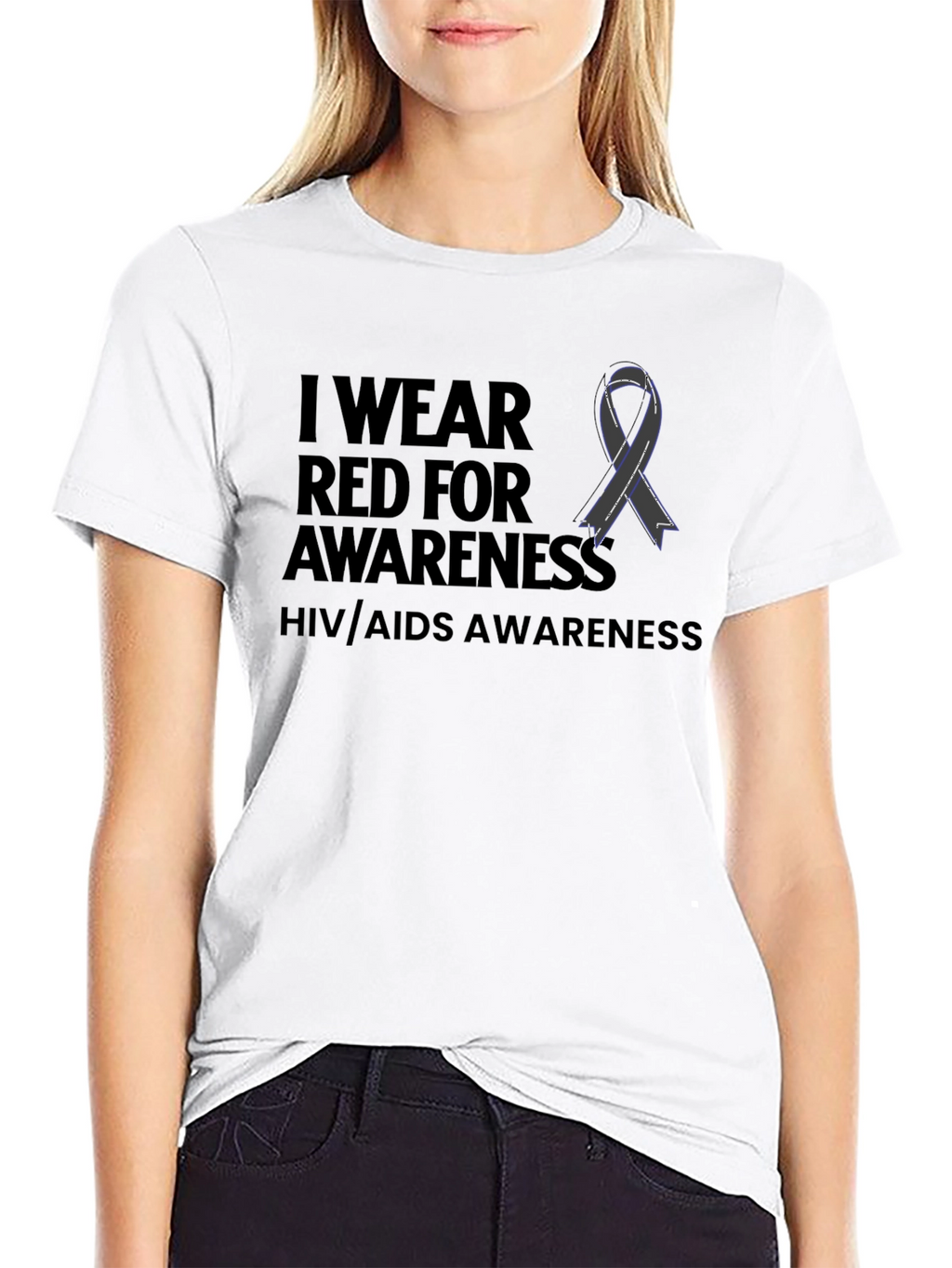 HIV/AIDS Awareness Ribbon T-Shirt