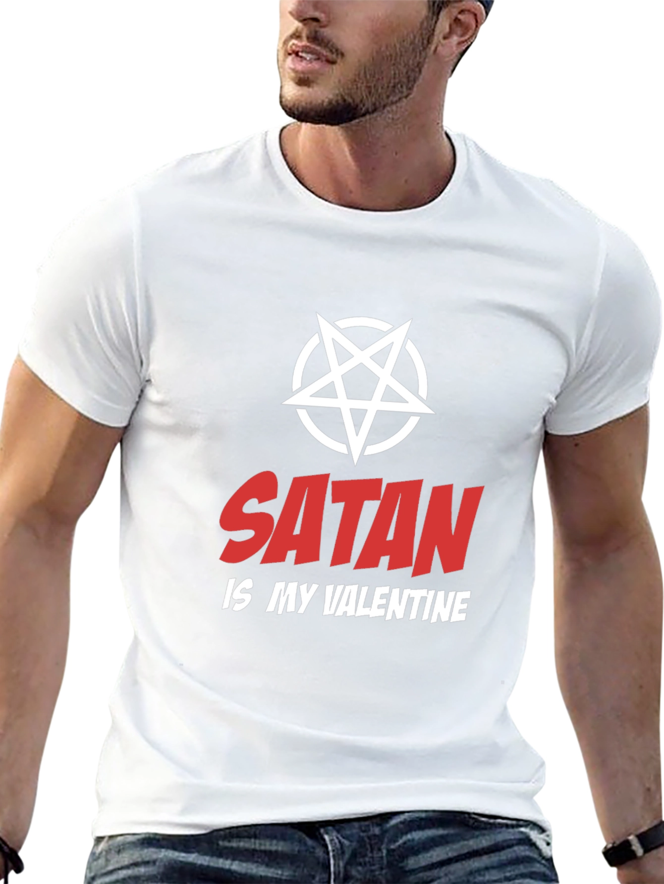 Satan is My Valentine T-Shirt - Dark Humor Graphic Tee