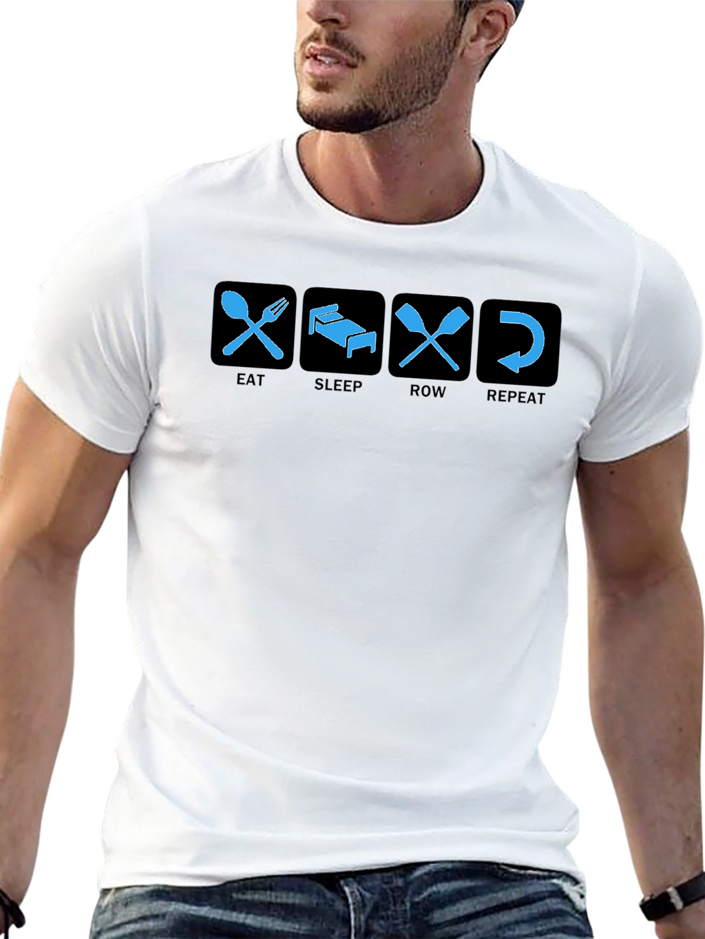 Eat Sleep Row Repeat T-Shirt