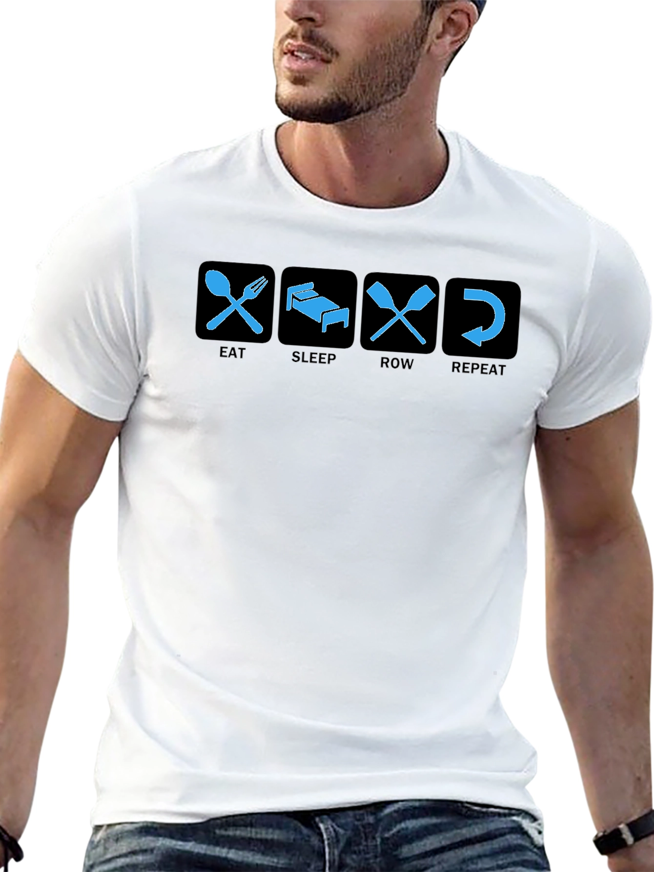 Eat Sleep Row Repeat T-Shirt