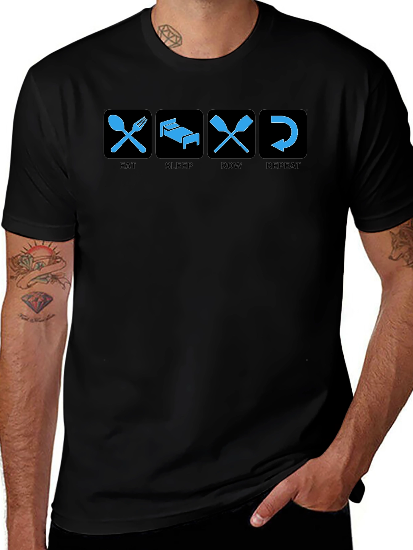Eat Sleep Row Repeat T-Shirt