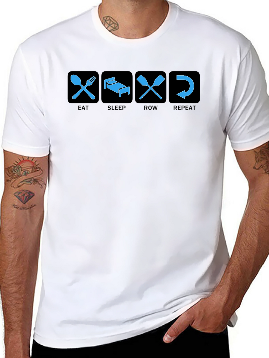 Eat Sleep Row Repeat T-Shirt